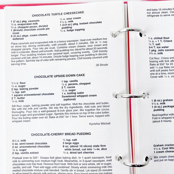 First Favorites Cookbook First USA Financial Austin TX 2001 Employees Recipes - Picture 7 of 9